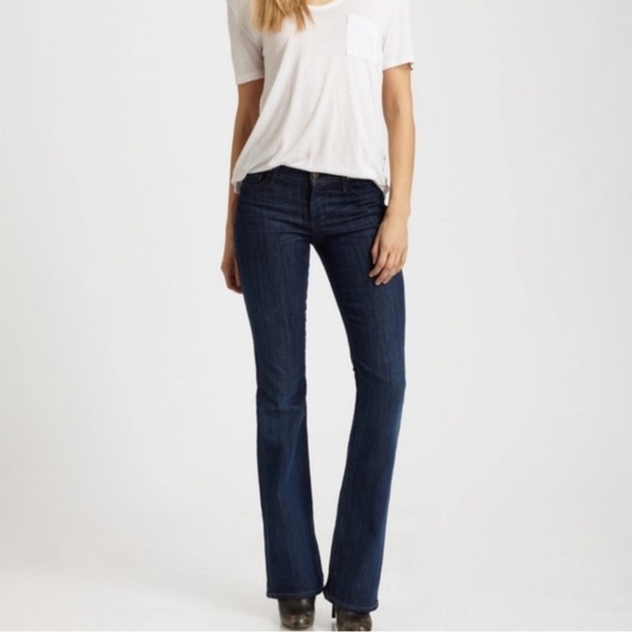 Citizens of Humanity Amber Stretch High Rise Bootcut blue cotton blend jeans - Picture 2 of 16